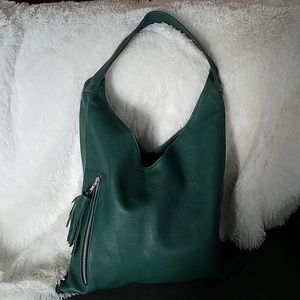Custom hand-made leather bag.